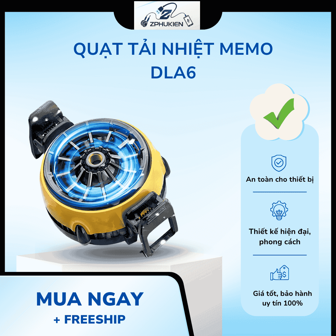 Quạt tản nhiệt MEMO DLA6