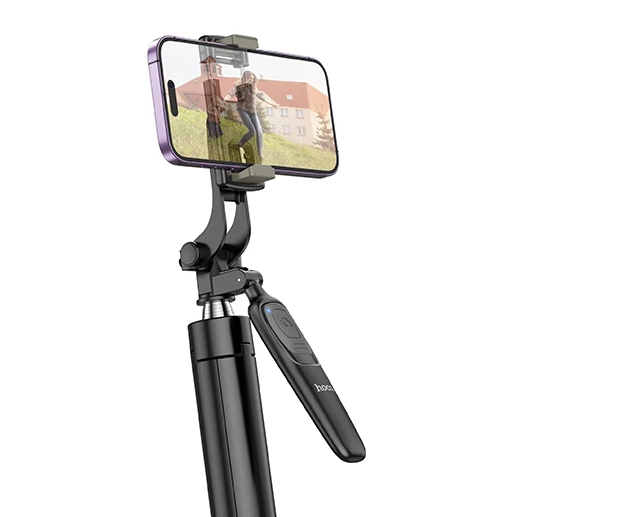 Gậy chụp ảnh, gậy tự sướng, gậy Selfie kết nối Bluetooth chính hãng HOCO K19 - Ảnh 2