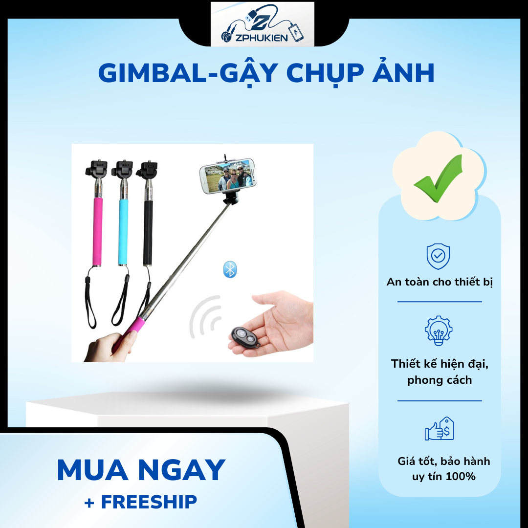 Gậy chụp ảnh, tự sướng bluetooth S17