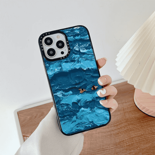 ốp lưng màu xanh dương cute