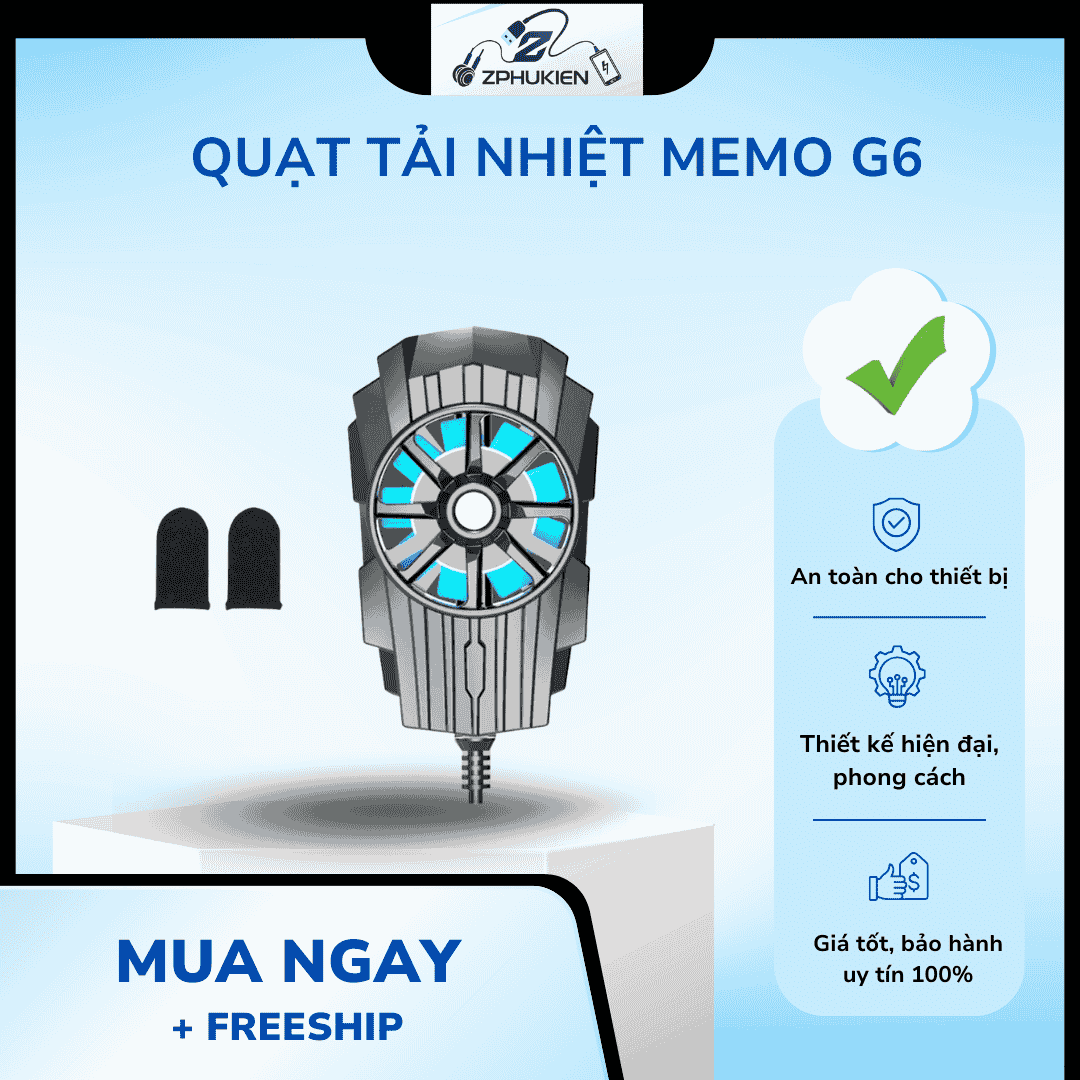 Quạt tải nhiệt MEMO G6